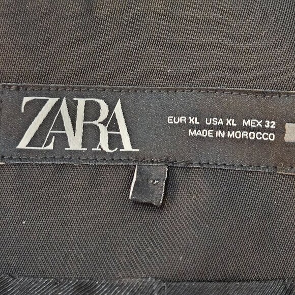 Zara Sequin Jacket XL Silver Snap Front Bling Party Glam Event 2024 EUC! - Picture 10 of 11